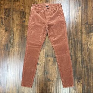 American Eagle Super Stretch Hi-Rise Jegging Brown Corduroy Women’s Size 8 Long.